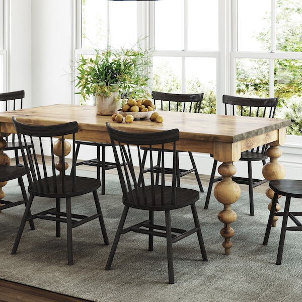 Farmhouse Table and Chairs Etsy