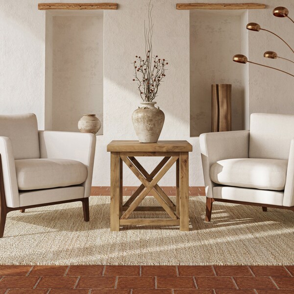 X Style End Table Etsy