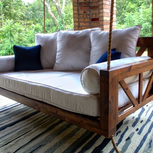 Avery Wood Daybed Porch Swing