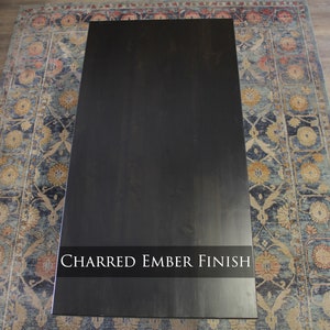 Chaise de salle à manger Windsor rustique Charred Ember