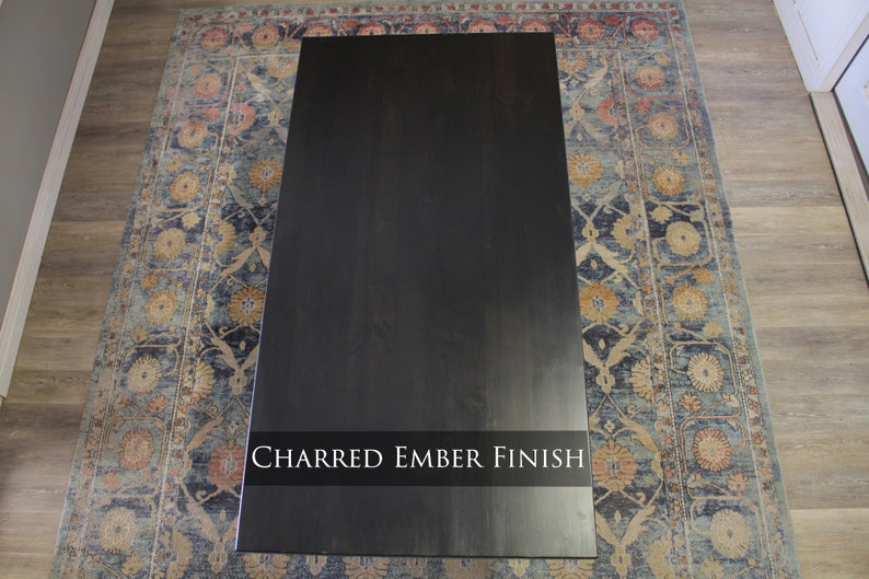 Chaise de salle à manger Windsor rustique Charred Ember