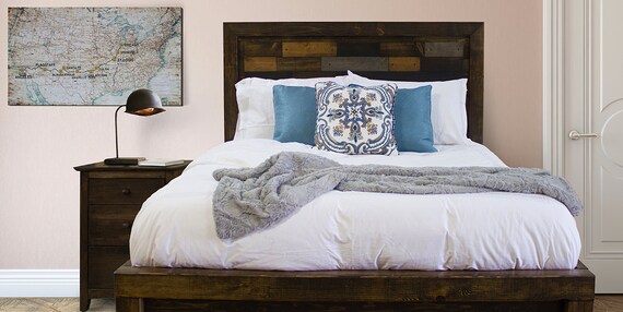 Solid Wood Turner Bed Headboard