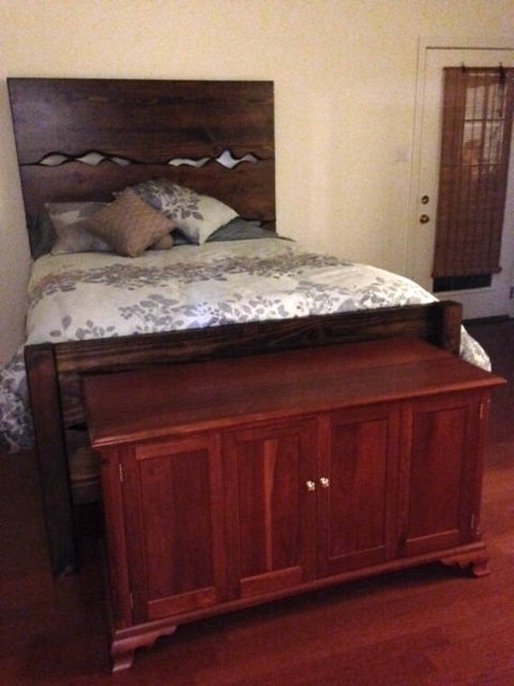 Extra Tall Live Edge Solid Wood Bed Headboard