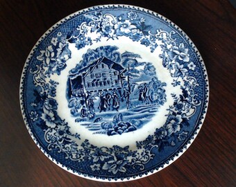 Thomas Hughes /& Sons 8-inch Rimmed Soup Bowl Avon Cottage