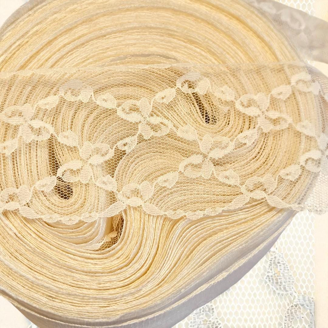 3" Wide Ivory Raschel Galloon Lace Trim - Sold by the Yard - Etsy