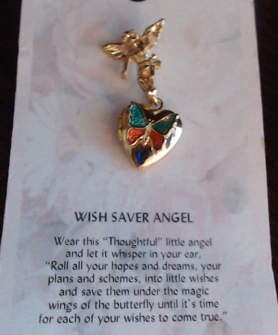 Cat's Meow - Thoughtful Angel Pin - image 2