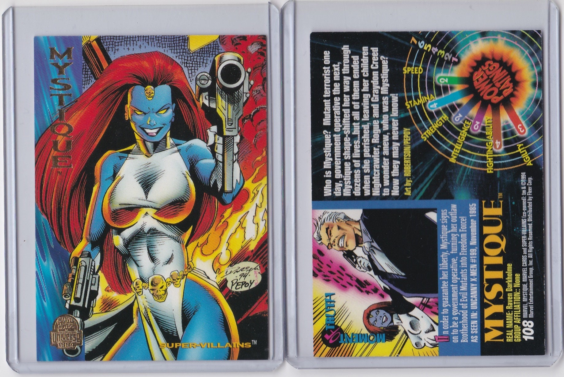 Marvel Universe Series 5 (1994) BASE Trading Cards