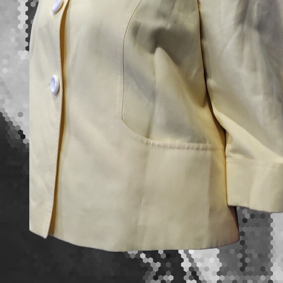 Alex Marie Linen Blend Career Blazer - 3 Buttons … - image 2