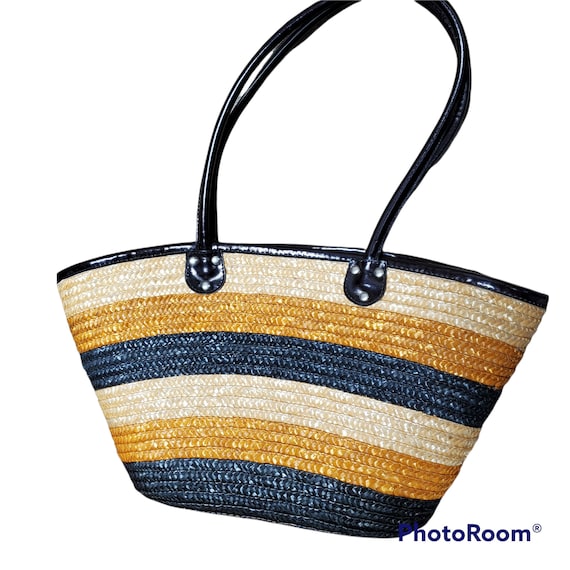 Woven Straw Handbags - Choose Your Style : White … - image 1