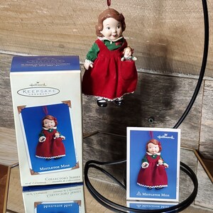 2003 Keepsake Ornament - Mistletoe Miss - New in Box Third in Collector&#39;s Series