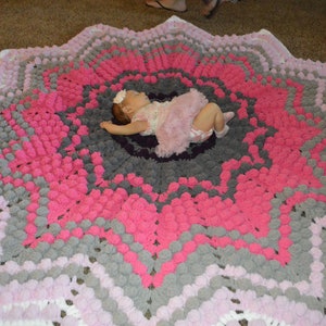 12-Point Star Baby Floor-Time Blanket - Made to Order