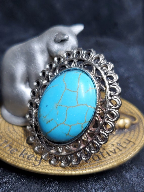 Sterling Silver & Genuine Turquoise Rings