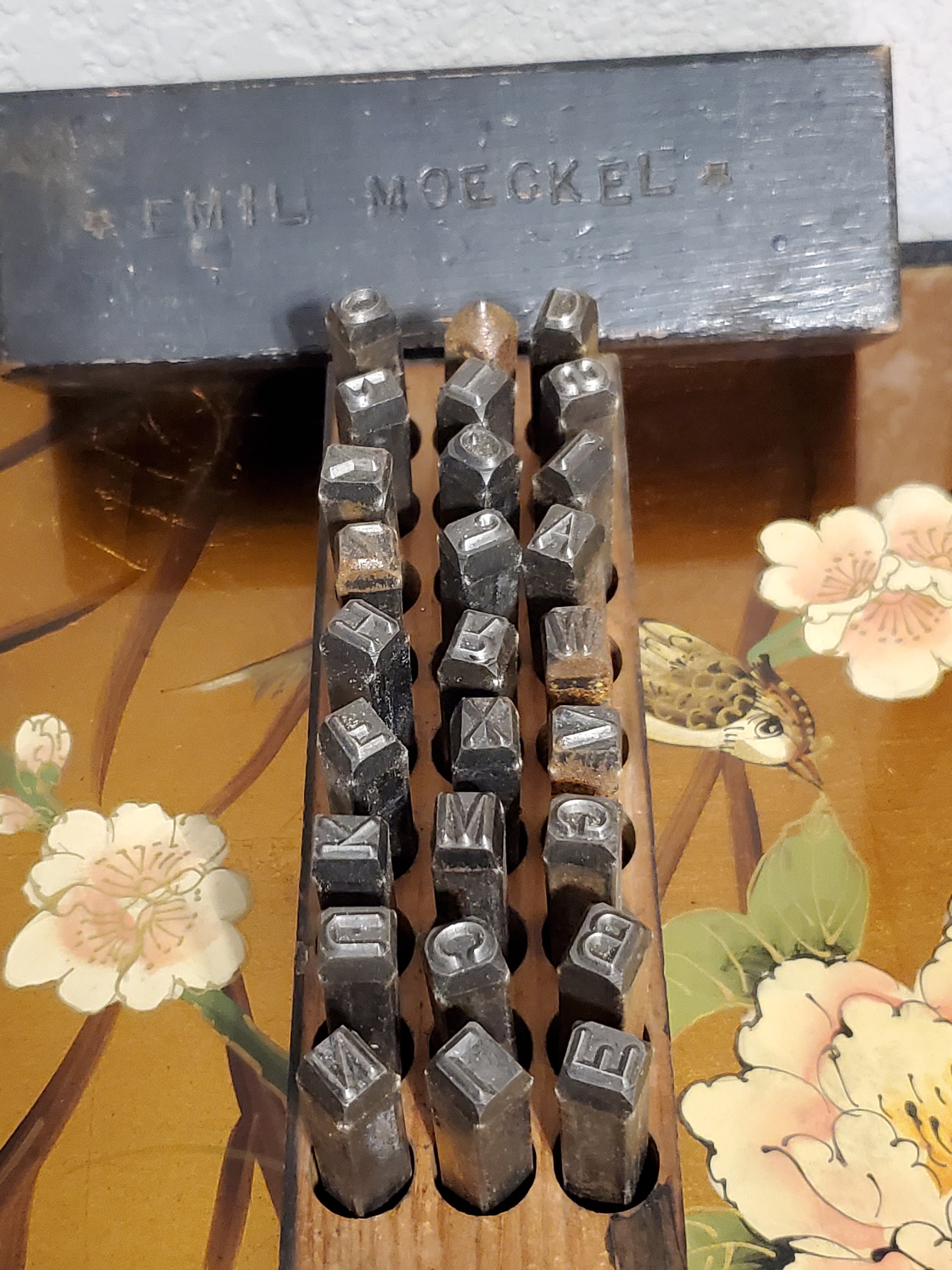 Antique Steel Alphabet Punch Set Etsy UK