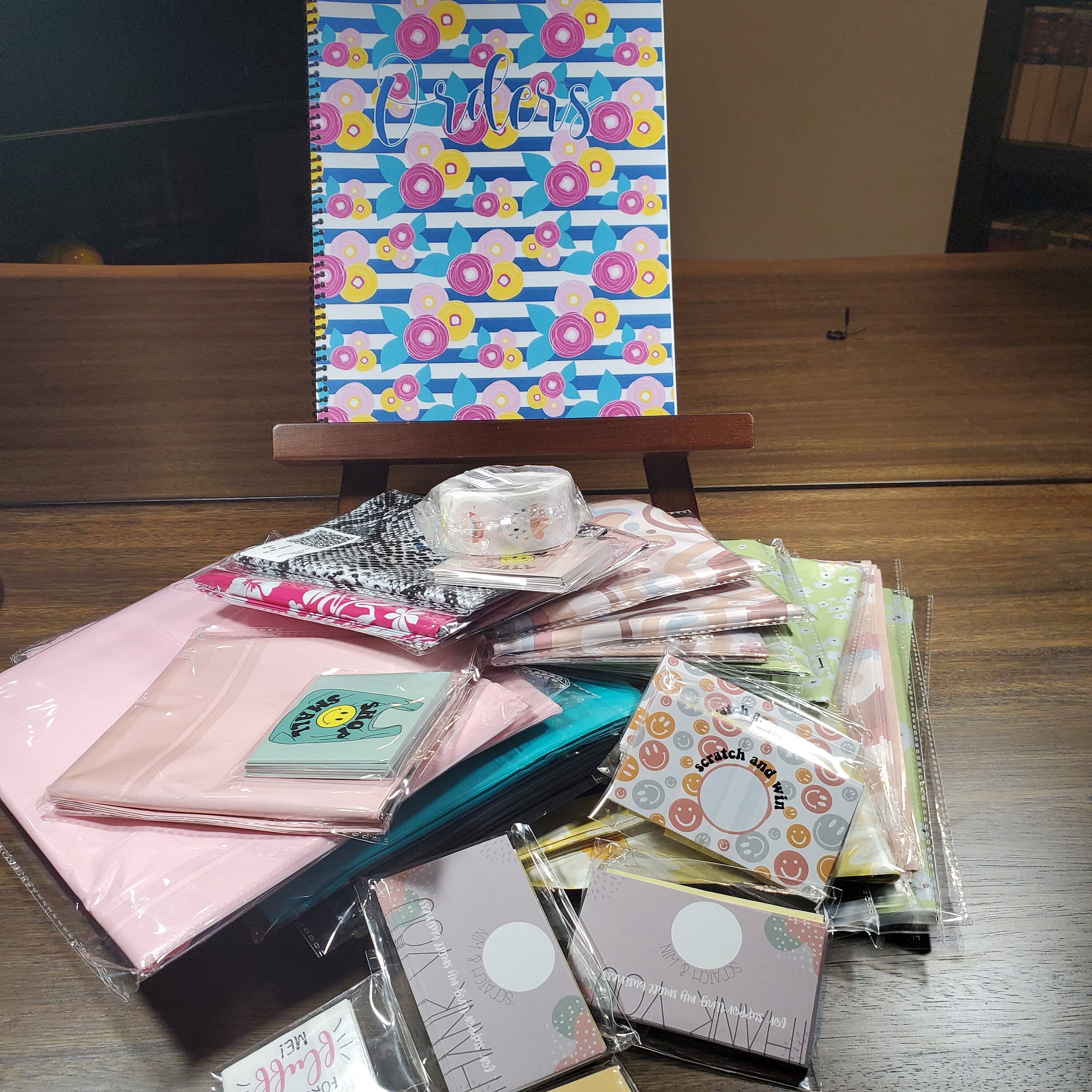 Huge Bundle Shipping Supplies - Craft Fair Booth - Farmer display picture 1