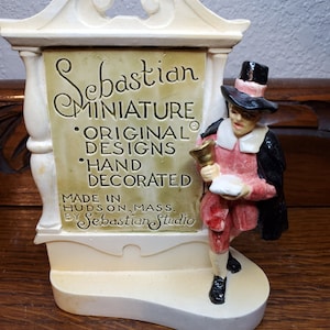 Sebastian Miniature Dealer Plaque - SML 168-A 1976