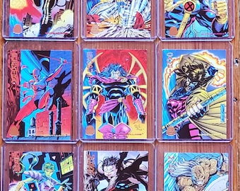 Marvel Universe Series 5 (1994) BASE Trading Cards - Bishop-Colossus-Cyclops-Exodus-Electra-Gambit-Lyja-Mondo-Morg