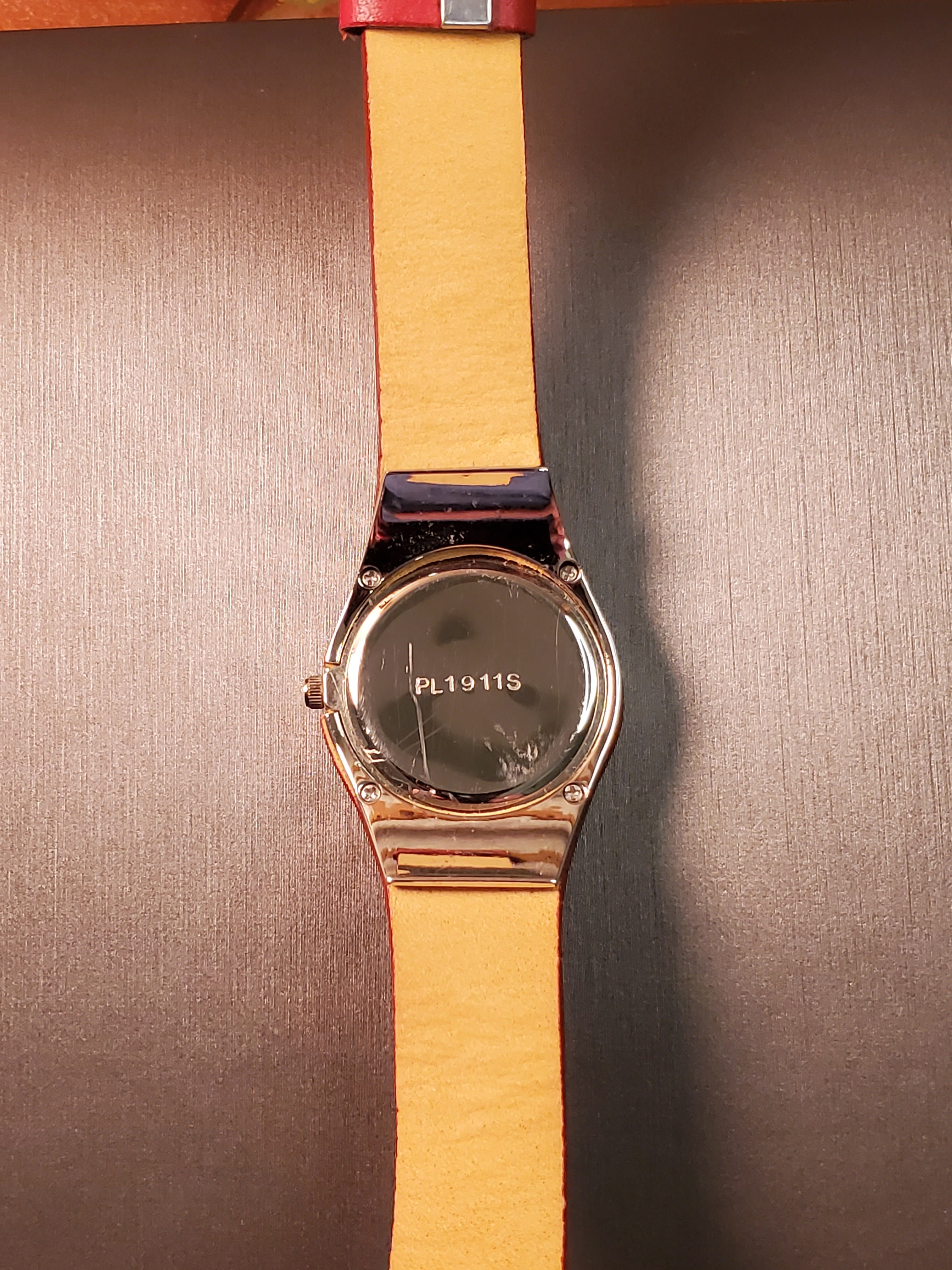 Vintage Japan Movt Ladies Watch w/ Red Band Shop Our Collection of Fashion Japan Movt Red Wrist Watches main image 3
