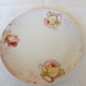 PV Germany Vessera Hand Painted Salad Plate - 100 Years old