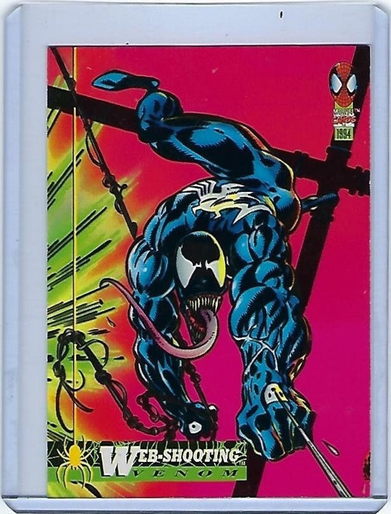 1994 Marvel Cards - Amazing Spiderman - Fearsome Venom - Web