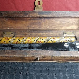 Vintage Jeweled Dip Pen with Rustic Box - Rare