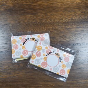 Gratta e Vinci -Biglietti di ringraziamento - Happy Smily Face - 40 Carte