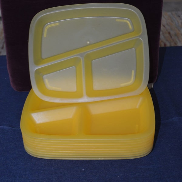 Vintage Canary Yellow Heavy Duty Picnicware - Various