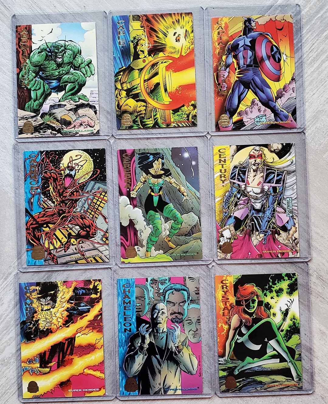 Marvel Universe Series 5 (1994) BASE Trading Cards - Abomination