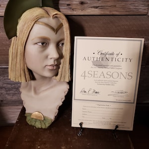 Flambro  USA 4 Seasons Spring Elf Bust Sculpture by Michael Talbot