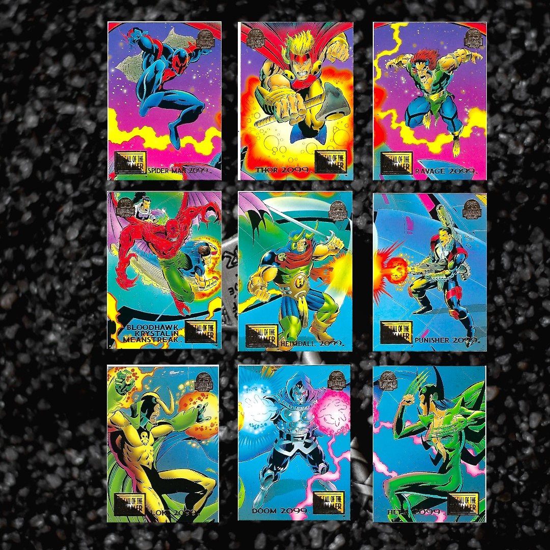 1994 Marvel Trading Cards Full Sets – Blood & Thunder, Fall From