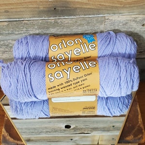 Leewards Orlon Sayelle Garn 4-fädig - Flieder 1022 - Worst Weight Dupont Orlon