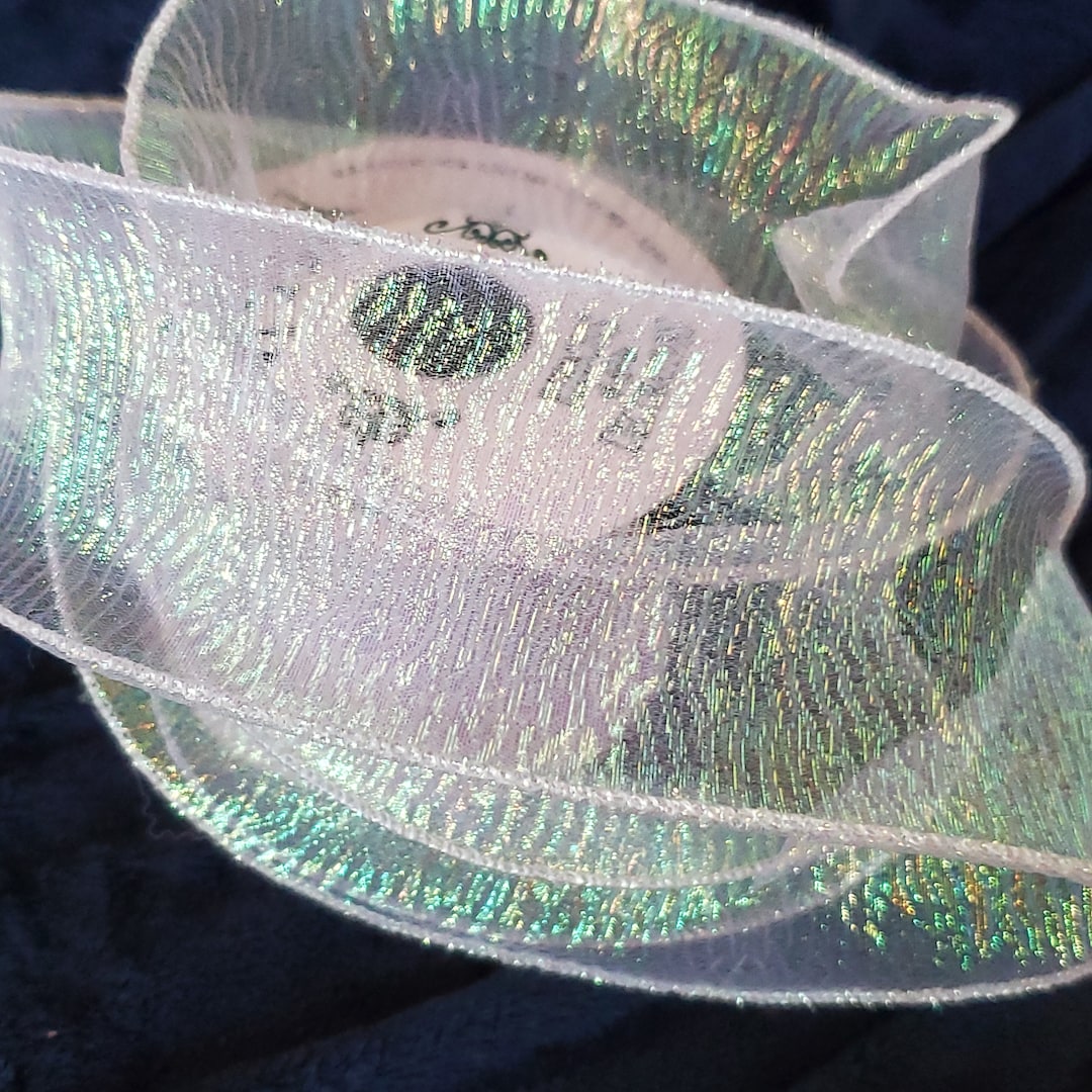 Vintage R-tex Wired Edge Wide Ribbon - Heavy Brocade