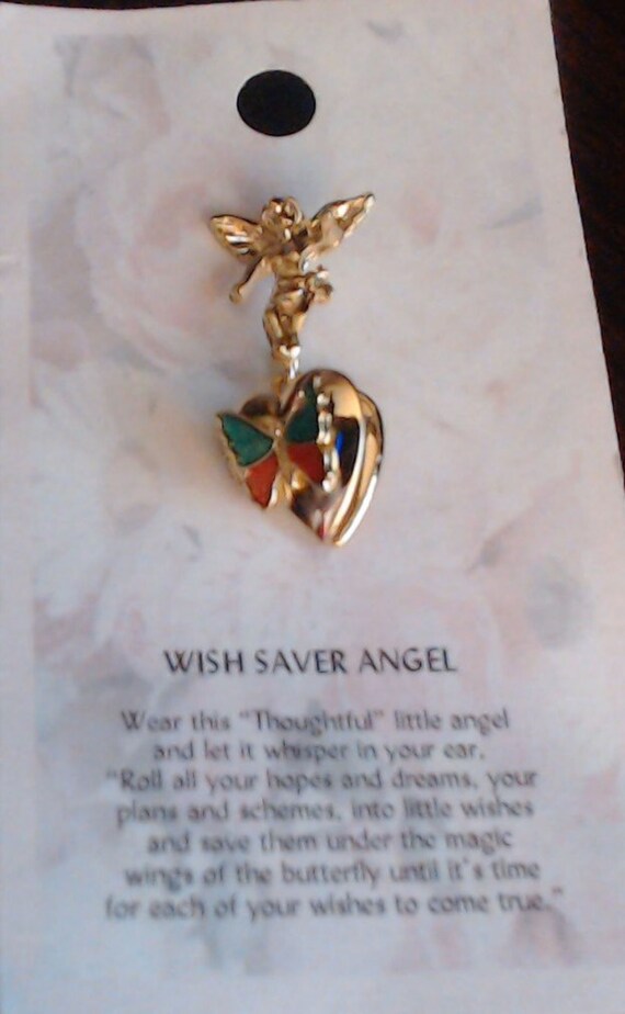 Cat's Meow - Thoughtful Angel Pin - image 6