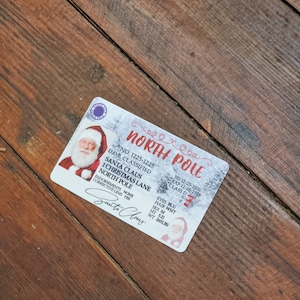 The Official Lost Santa License / Sleigh License / Pilot License