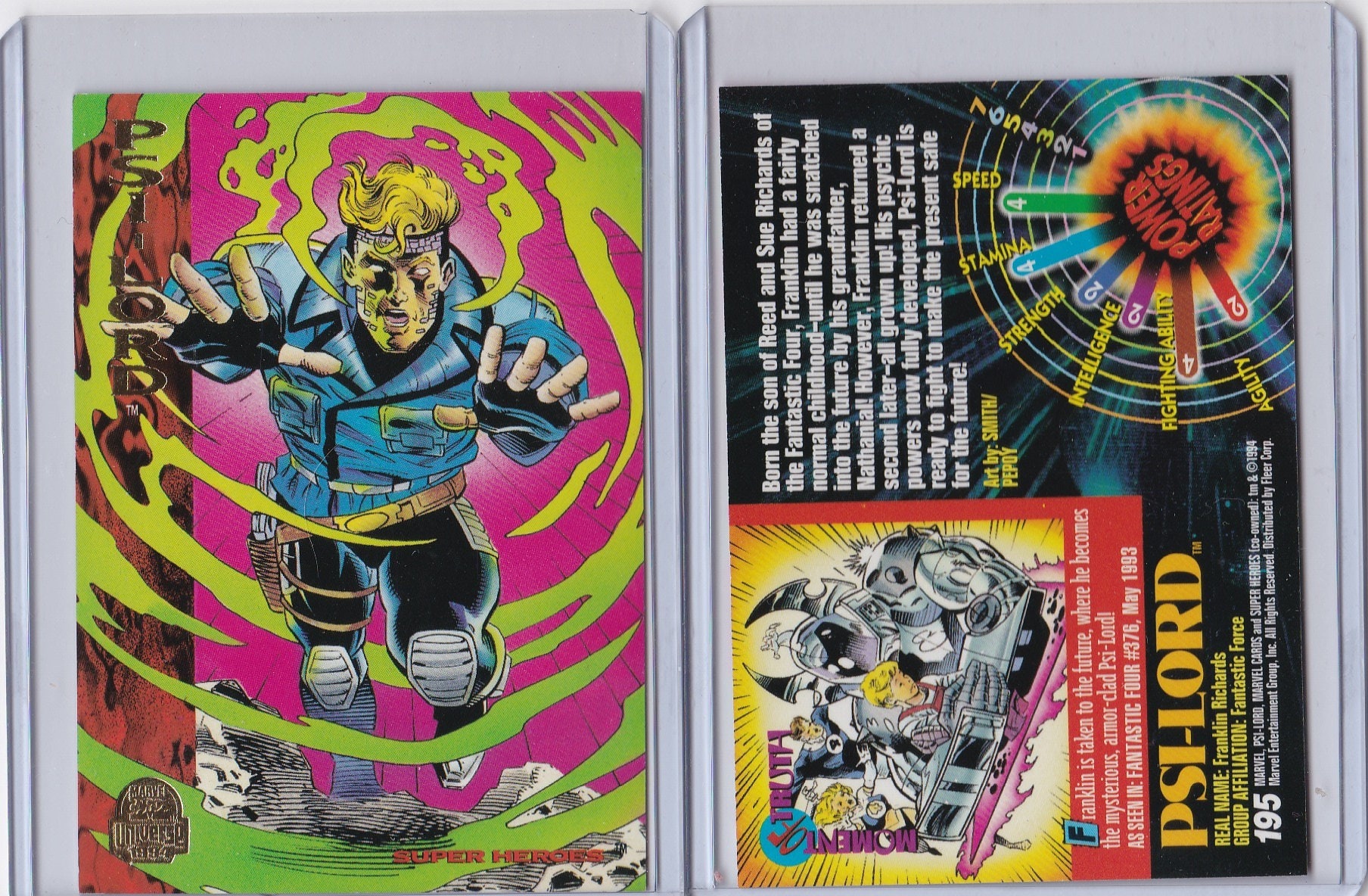 Marvel Universe Series 5 (1994) BASE Trading Cards - Mystique