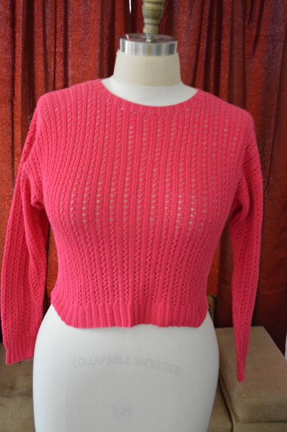 Vintage 1980s hand knit - Gem