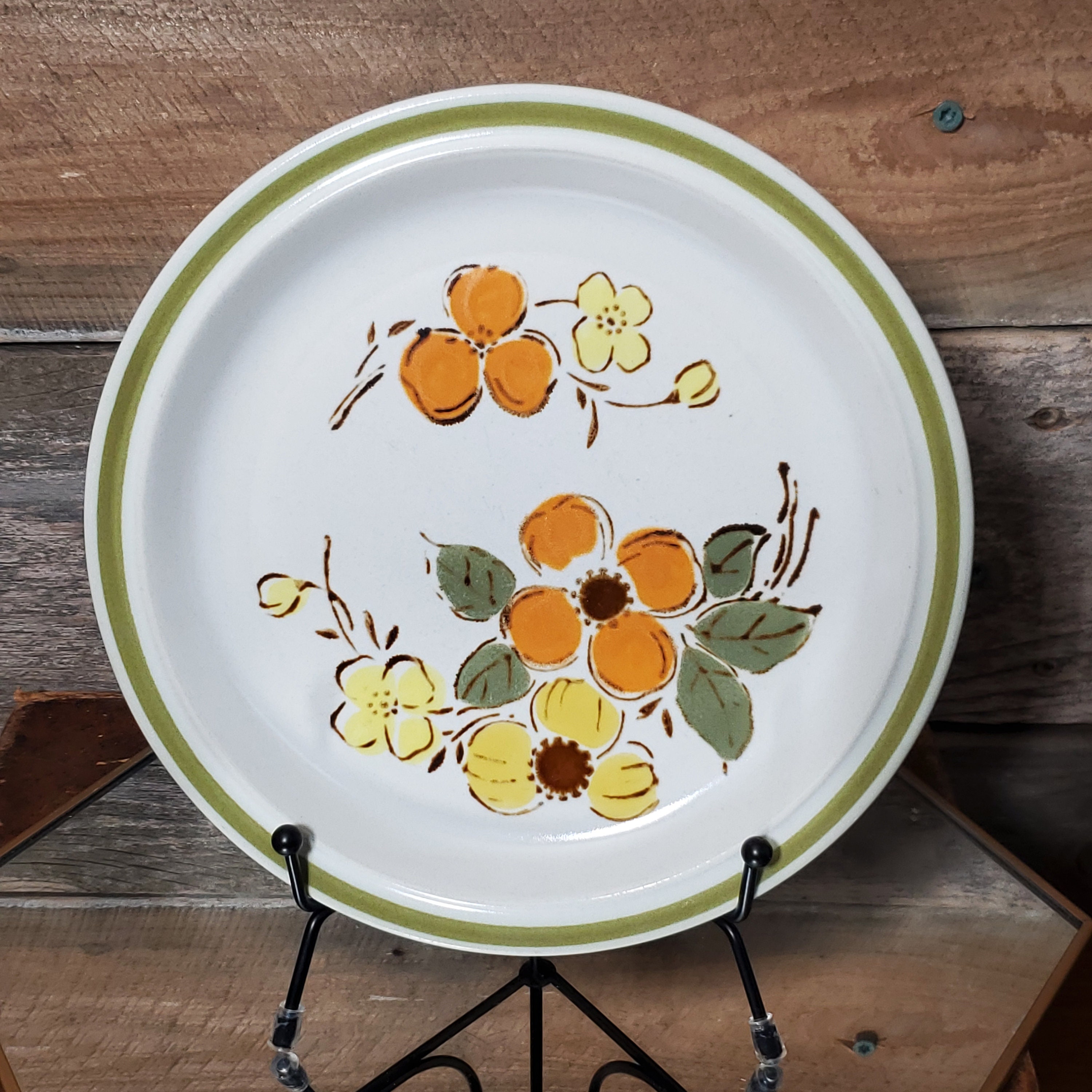 Harvest Collection Salad Plate - Valley Fruits - Mountain Flowers