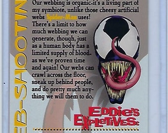 1994 Marvel Cards - Amazing Spiderman - Fearsome Venom - Web