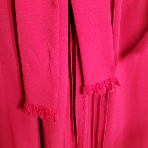 Vintage 1970's Albert Nipon Pleated Wrap Dress - … - image 8