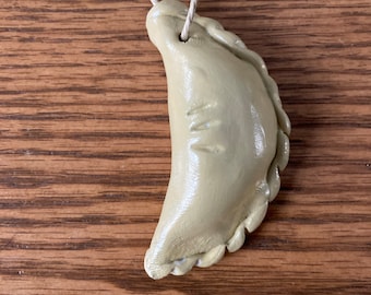 Handcrafted Pasty Ornament: Upper Peninsula Pride, Yooper Holiday Decor