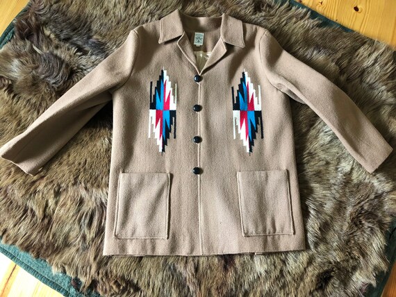 Ortega’s Men’s Chimayo Southwestern Wool Jacket Co