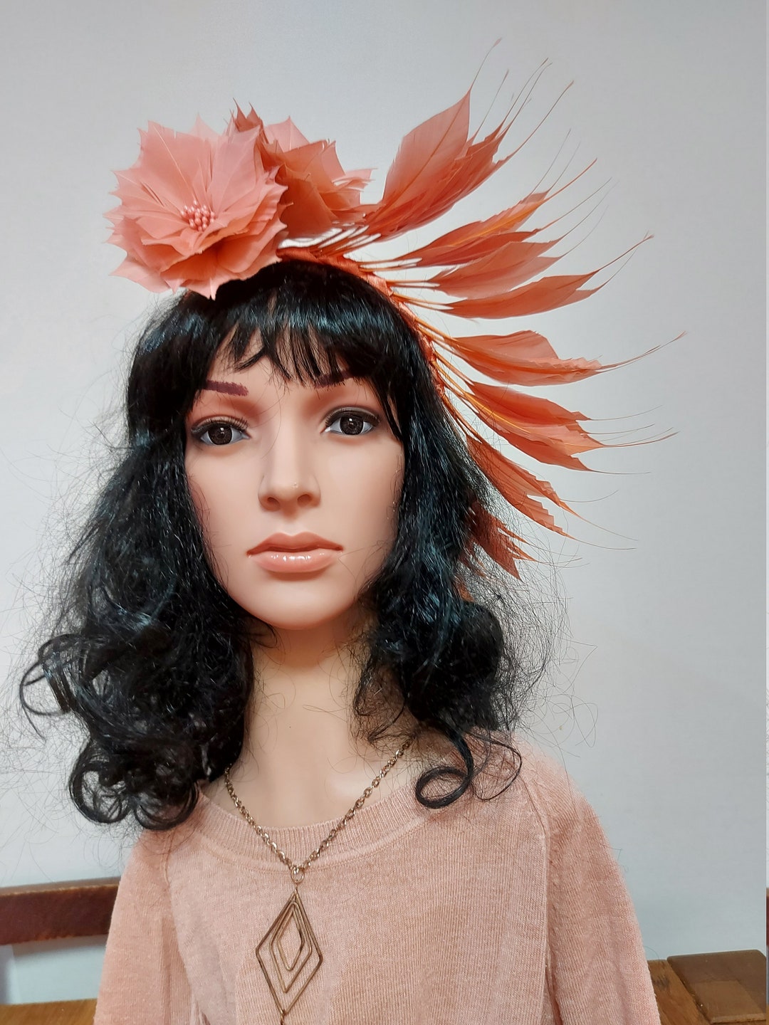 Salmon Fascinator Etsy