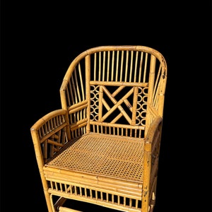 Vintage Brighton bamboo chair