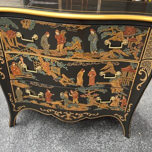 Vintage Drexel Et Cetera chinoiserie dresser image 10