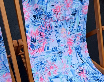 Lilly pulitzer folding chair hotsell