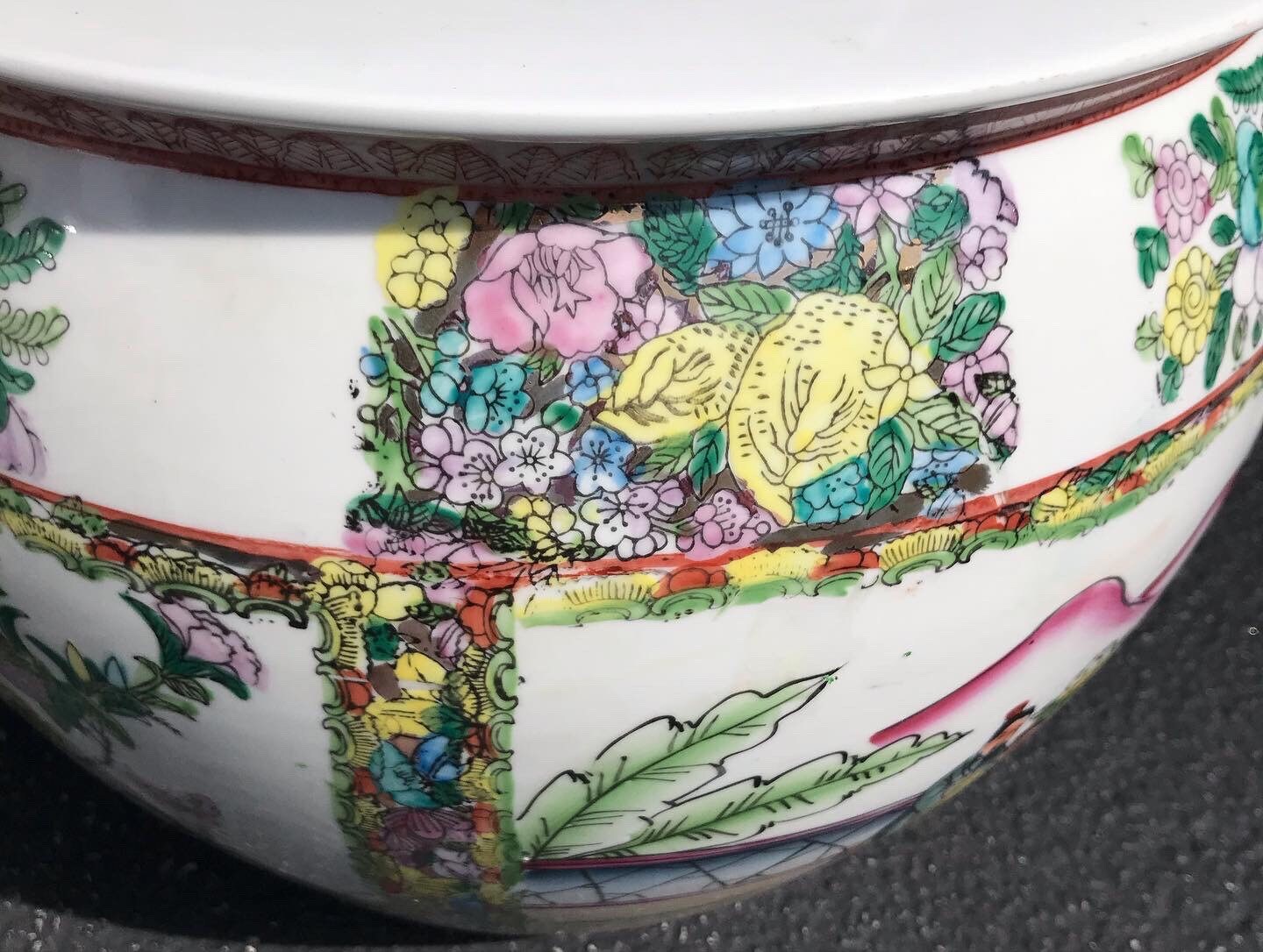 Pair Beautiful vintage Chinese decorated fish bowls Etsy