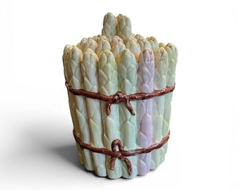 Vintage Asparagus Lidded Jar