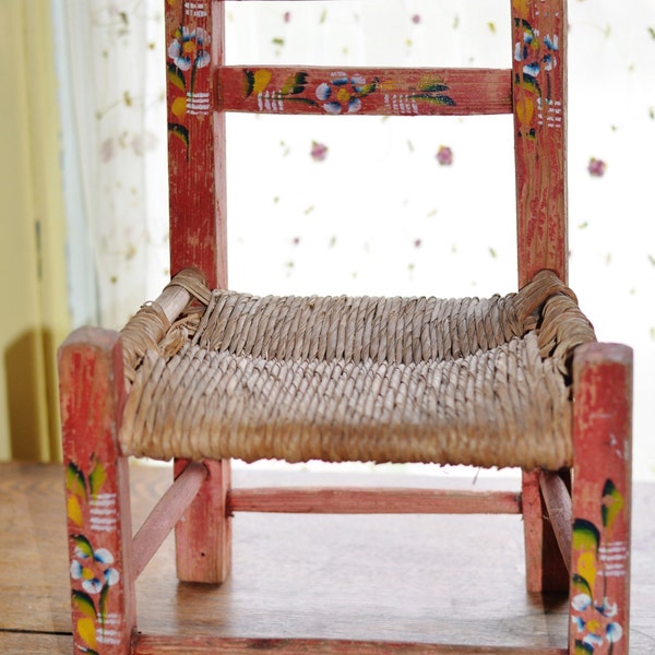 Vintage wooden children's chair