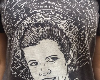 St. Carrie Fisher- Artist Saint T-Shirt