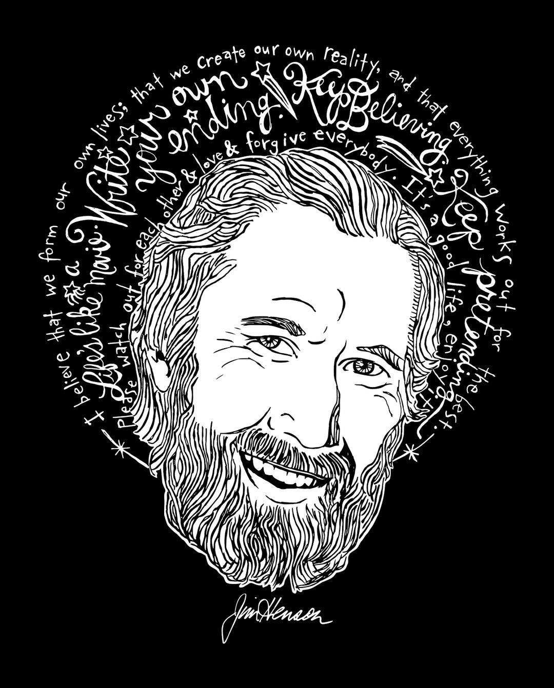 Jim Henson Artist Saint 8 X 10 Print Free - Etsy