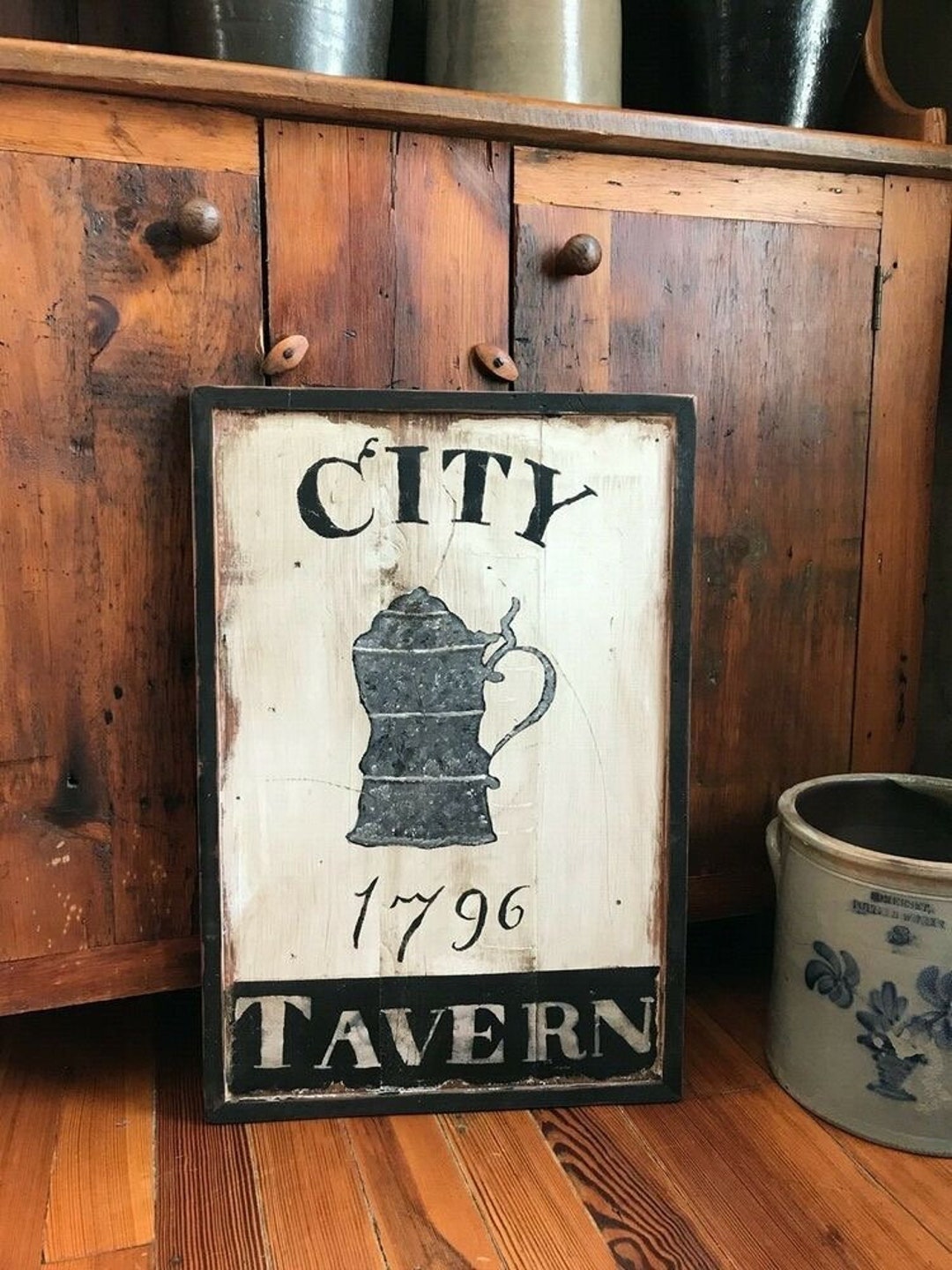 Colonial Sign Primitive, Colonial, Early American Tavern Sign - Etsy
